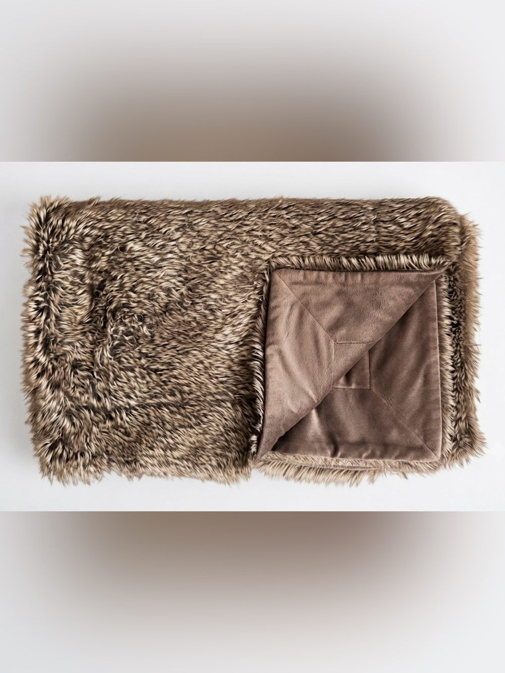 L.L. Bean 50 by 60 Faux Fur Throw